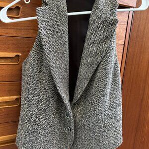 Zara tweed vest
